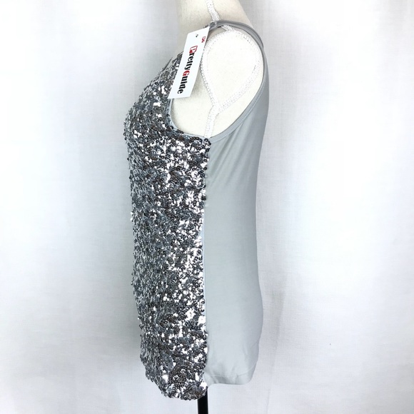PRETTYGUIDE | Sequins Embellished Top - Picture 3 of 7
